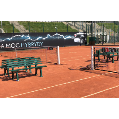 Ławka tenisowa Freiburg zielona | 150 cm